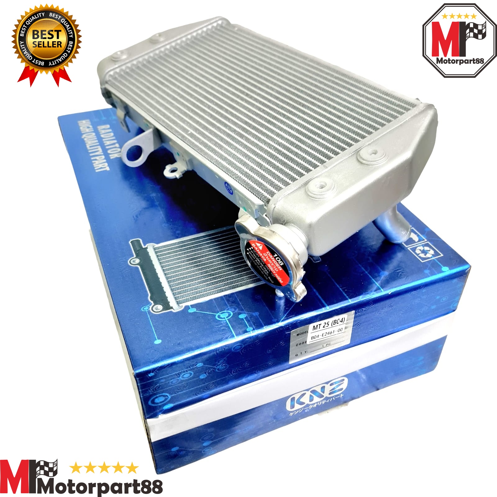 Radiator Assy plus cap for Yamaha Mt25 Mt 25 B04 KNZ Harga 472,500 rupiah*Gratis Ongkir