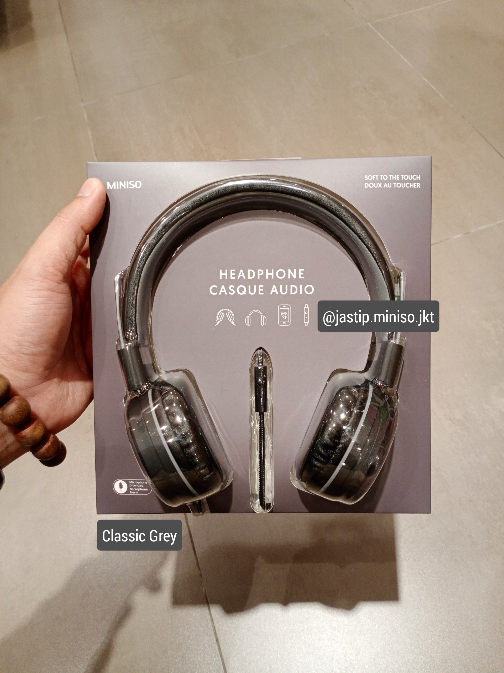 Metal Miniso Headphone With Mic Metal Hi-fi Earphone Miniso