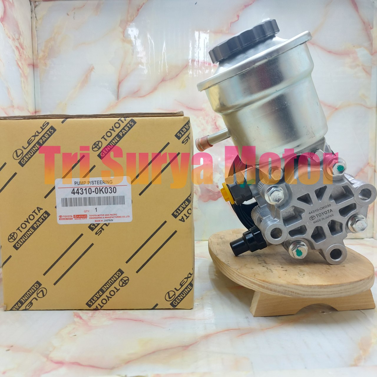 POMPA POWER STEERING PUMP STEERING INNOVA BENSIN 1TR HILUX BENSIN FORTUNER 44310-0K030 Harga 1,250,000 rupiah*Gratis Ongkir