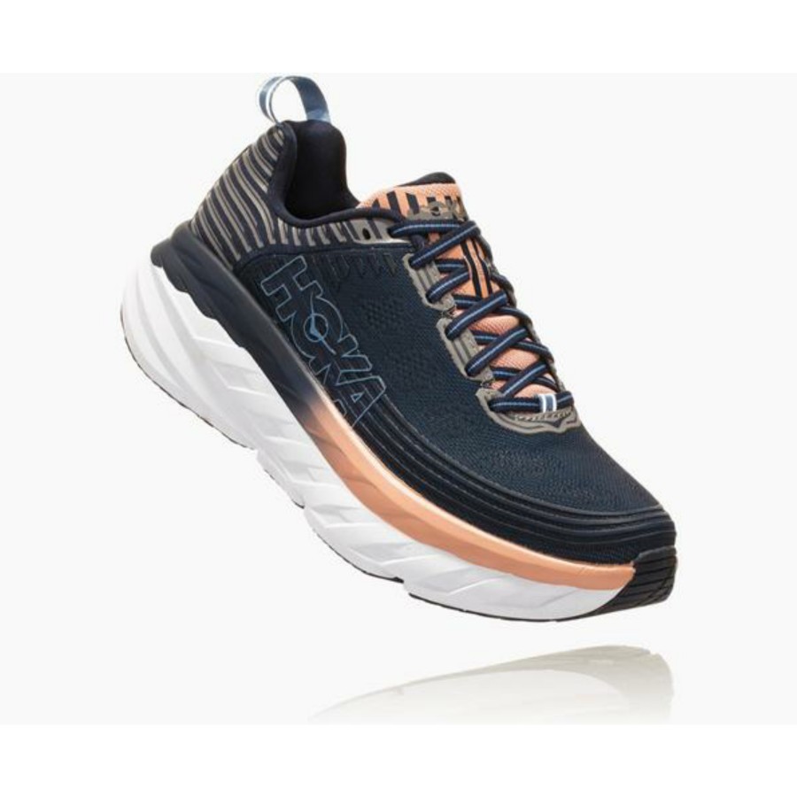 PROMO Sepatu Hoka One One Bondi Mood Indigo Dusty Pink