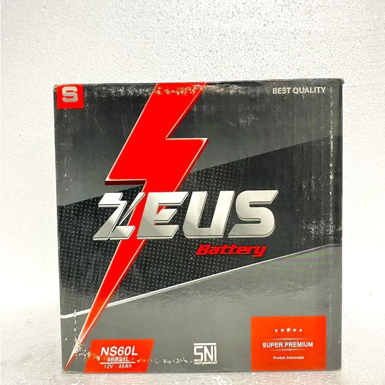 Toyota Kijang Innova Ns60L Zesus Battery Car Battery Conventional Battery Harga 665,000 rupiah*Gratis Ongkir