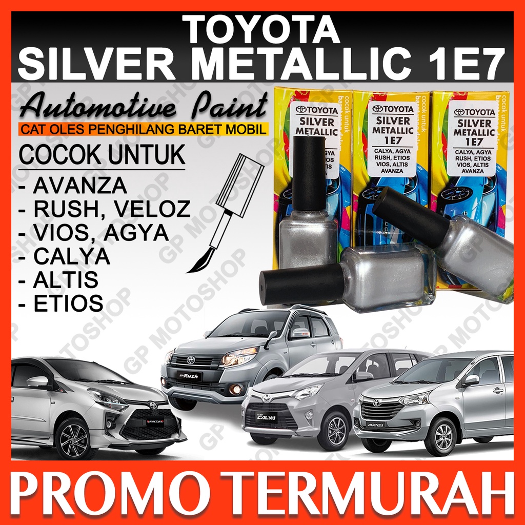 Cat Oles Toyota SIlver Metallic 1E7 Penghilang Baret Mobil Lecet Gores Silver Metalik Avanza Agya Ru Harga 75,900 rupiah*Gratis Ongkir