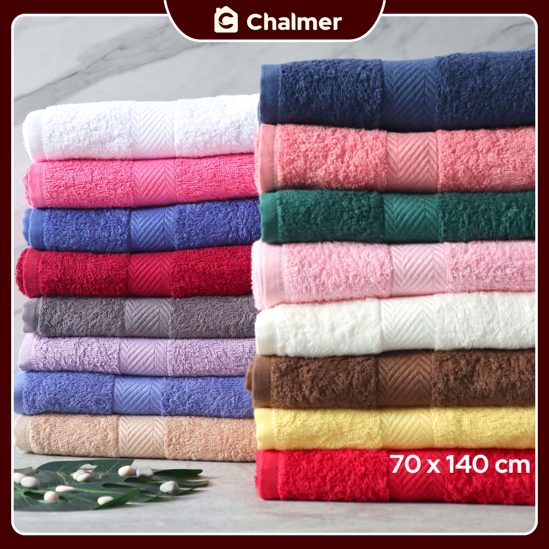 Chalmer Bath Towel 70 X 140 cm Large Size Adult Bath Towel