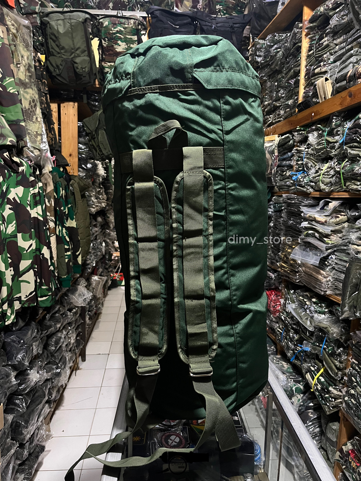 Tas Penyesak Hijau Army Double Coating Harga 135,000 rupiah*Gratis Ongkir