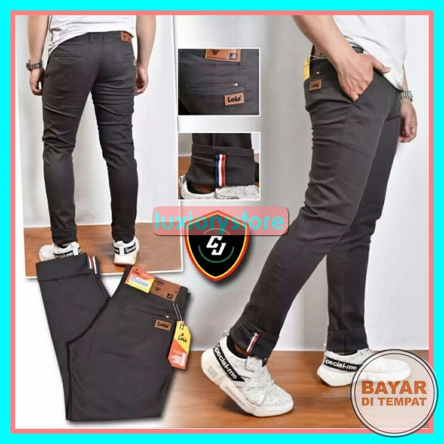 Celana Jeans Panjang Pria Kekinian Sobek Dewasa Pendek Chino Laki Murah Joger Skinny Korea Boyfriend Terbaru 2021 Distro Import Slimfit Celana Chino Lois Original Celana Lois Panjang Pria Celana Pria Cod Ow874 Lazada