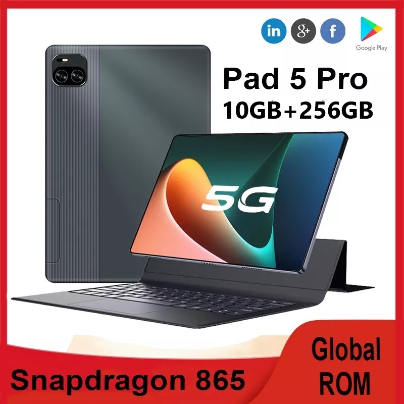 XIOAMI Mipad 5 Pro 11 inch Baru HD 4K Layar Global Tablet Snapdragon 860 Android 11.0 RAM 10GB/256 ROM Tablette PC 5G Dual SIM Card Atau WIFI TAB HANYA UNIT SAJA Harga 8,800,000 rupiah*Gratis Ongkir