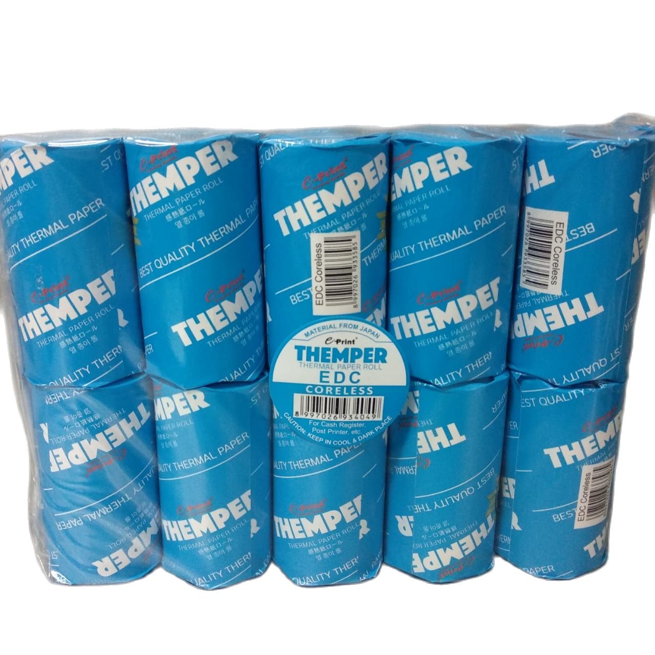 Thermal Paper Roll e-Print EDC Coreless Themper Kertas Termal Pack 10 Roll Kertas Termal Untuk Mesin Kasir Kertas Termal Berkualitas Tinggi Kertas Termal Bahan Baku Jepang - Lazada | Lazada Indonesia