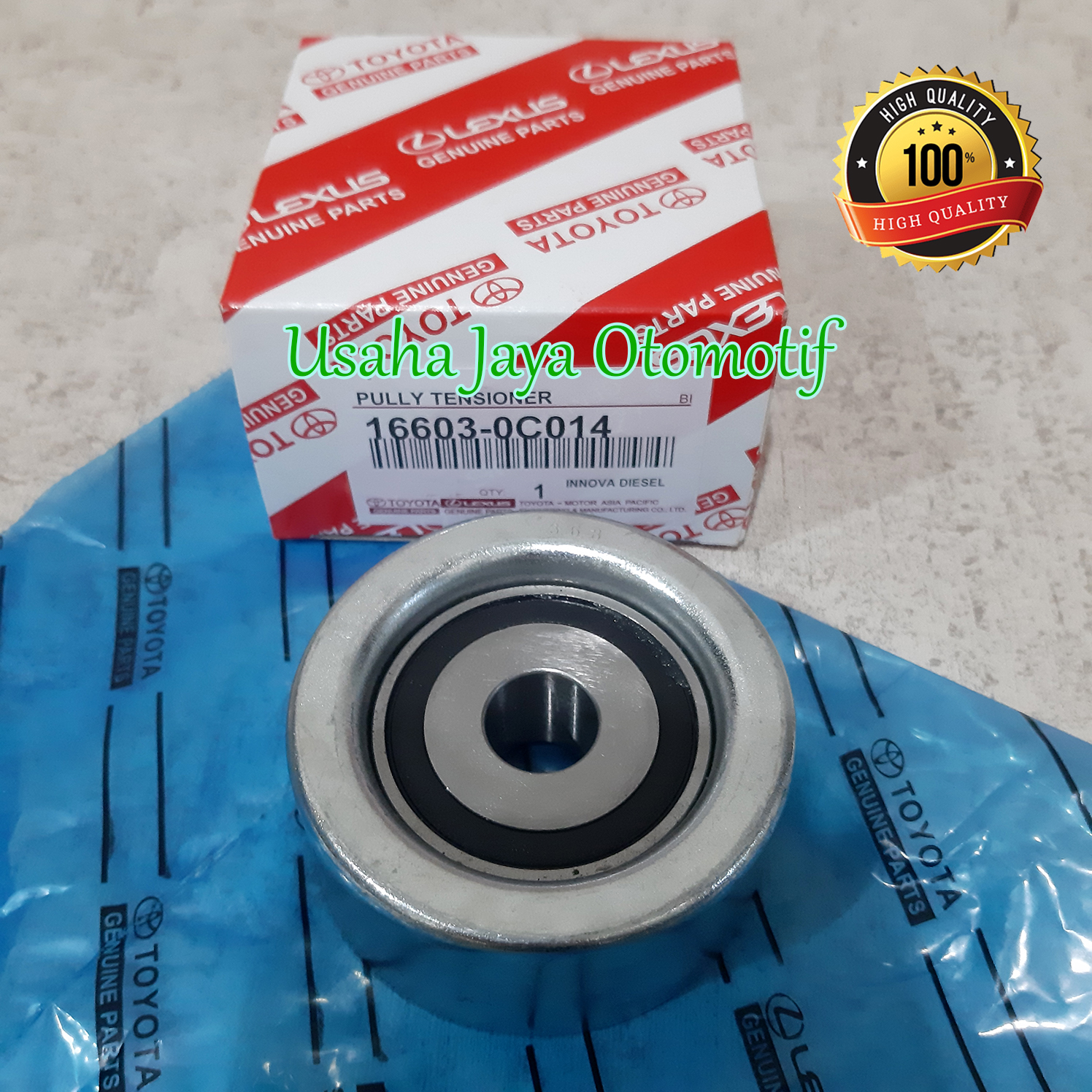 BEARING TENSIONER UNTUK ASSY 175222 PULI PULY TENSIONER VAN BELT INOVA DIESEL PU175222 Harga 130,000 rupiah*Gratis Ongkir