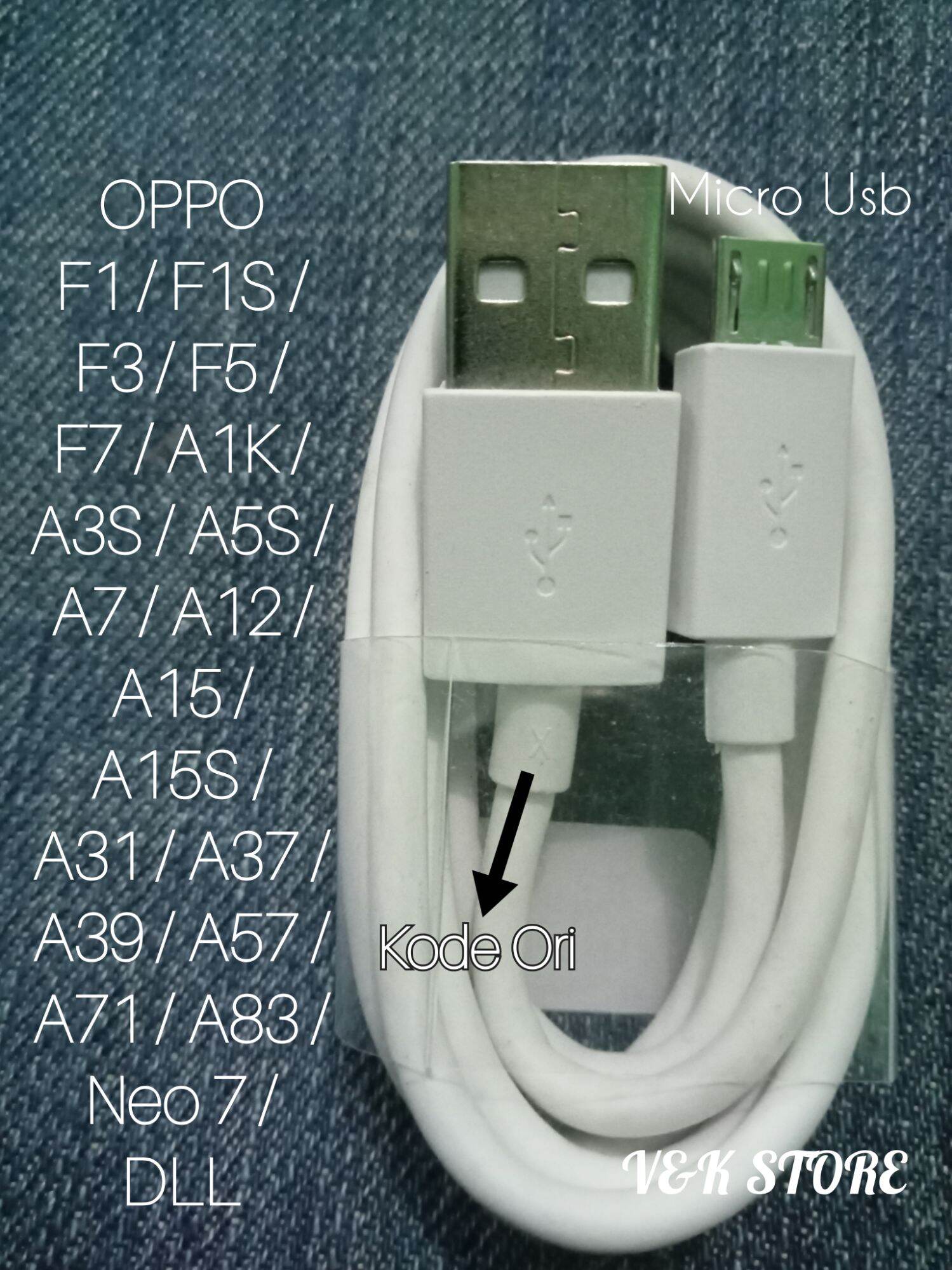 kabel charger oppo a5s