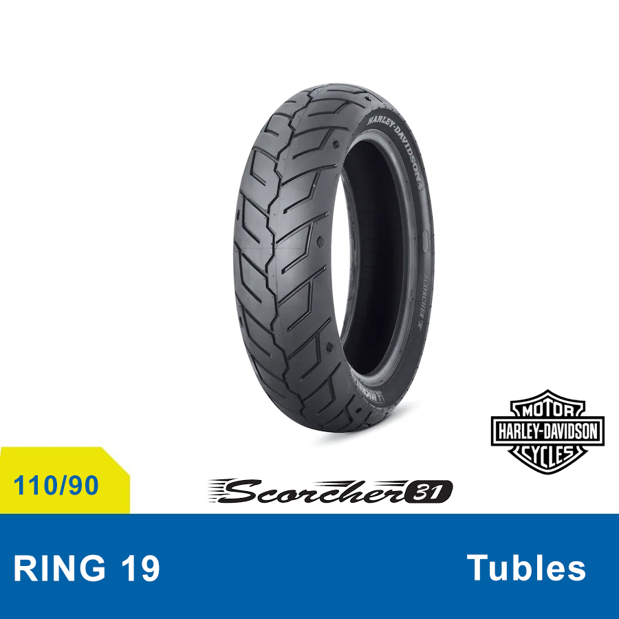Michelin Ban Motor For HARLEY-DAVIDSON 62H Scorcher 31 Size 110-90 B19 Harga 2,597,408 rupiah*Gratis Ongkir