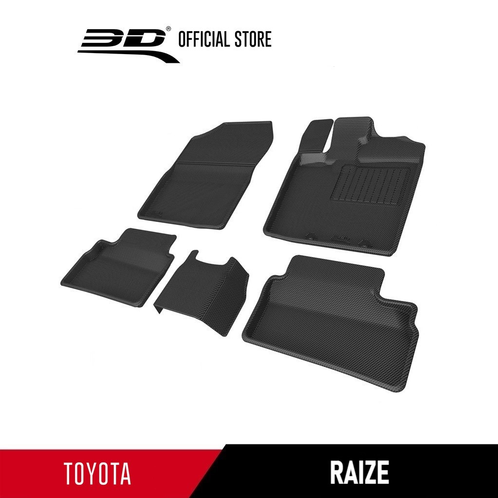 Karpet Mobil 3D Mats Toyota Raize (2021 - Present) - Jenama 3D Mats Harga 1,500,000 Ringgit*Penghantaran Percuma