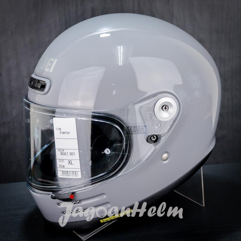 SHOEI HELM GLAMSTER | BASALT GREY | RETRO GLAMSTER CLASSIC Harga 9,927,500 rupiah*Gratis Ongkir