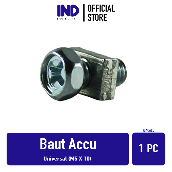 Baut-Baud Mur Kotak Aki Accu-Acu 5x10-5 x 10 Sepeda Motor Universal Giá 2,300 Đồng*Miễn phí vận chuyển