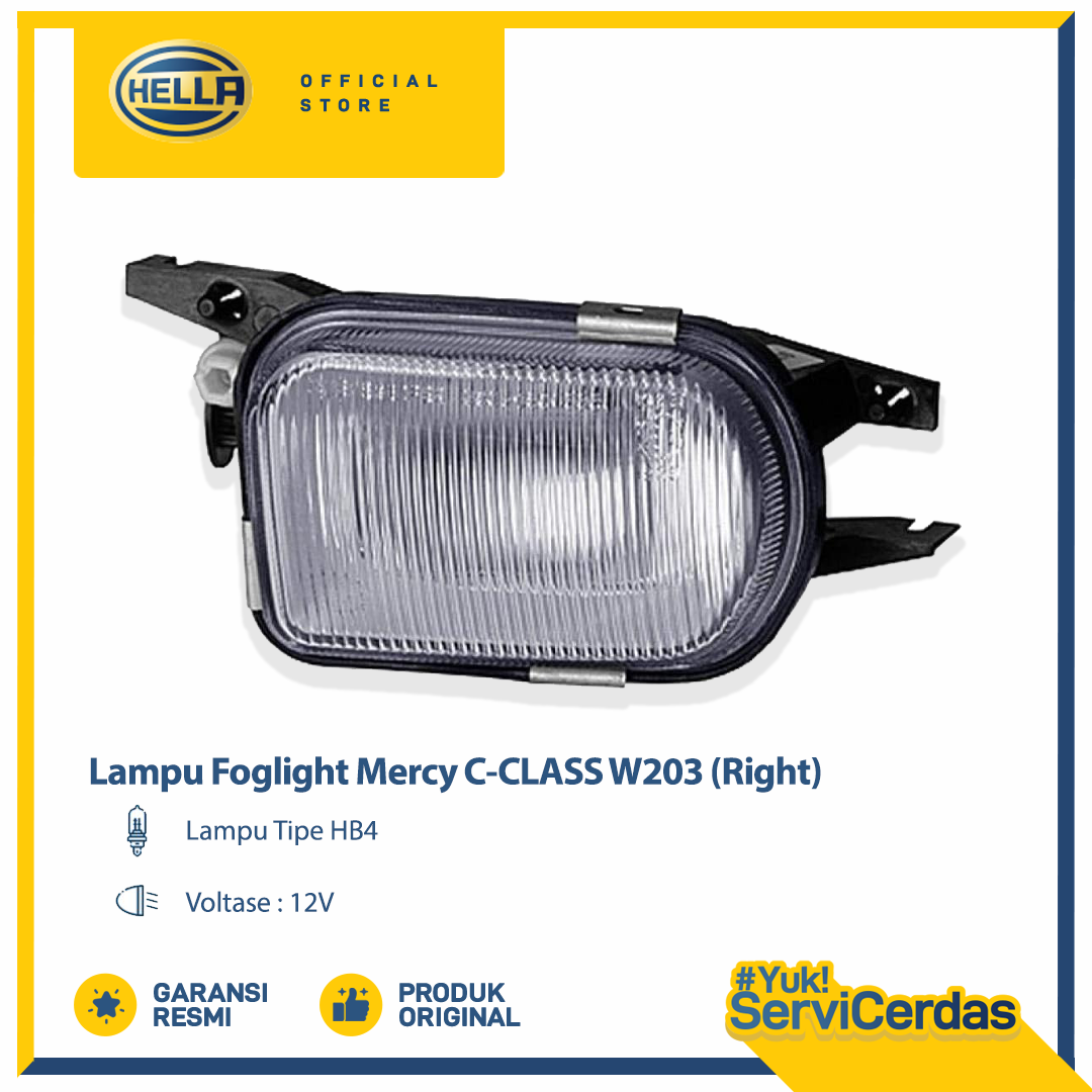 Lampu Foglight Mercy C-CLASS W203 (Right) - Lampu depan Mobil Harga 1,320,000 Ringgit*Penghantaran Percuma