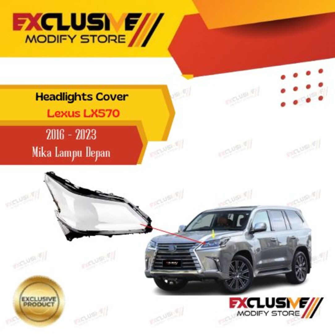 OEM quality mica front lamp Lexus LX570 (2016 - 2023) Harga 1,925,000 rupiah*Gratis Ongkir