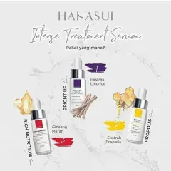 Hanasui Intense Treatment Serum / Perawatan Serum wajah Hanasui Propolis Licorice Red Ginseng Original BPOM
