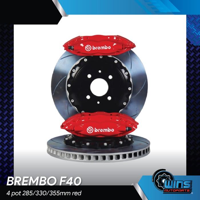 BIG BRAKE KIT REM DISC BREMBO F40 4POT FREE BRAIDED BRAKE - GROOVYGALAXT Harga 16,113,000 rupiah*Gratis Ongkir
