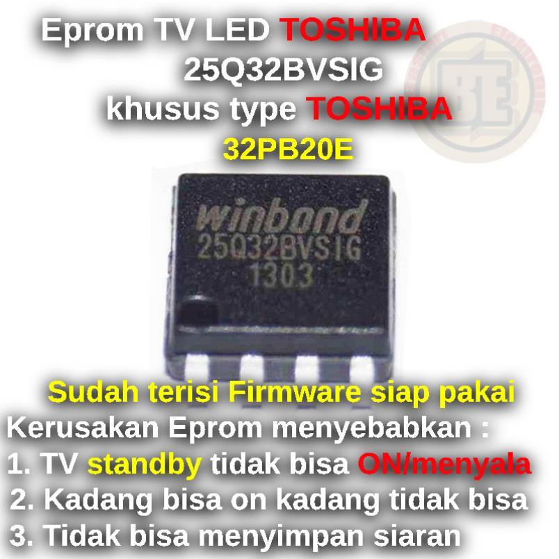 Ic Eprom Winbond Toshiba - Jual Ic Eprom Winbond Toshiba Terbaru
