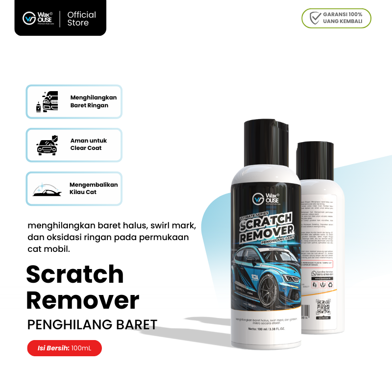 Waxouse Scratch Remover Ultimate Series Penghilang Baret Body Mobil & Motor Swirl Remover Harga 64,561 rupiah*Gratis Ongkir