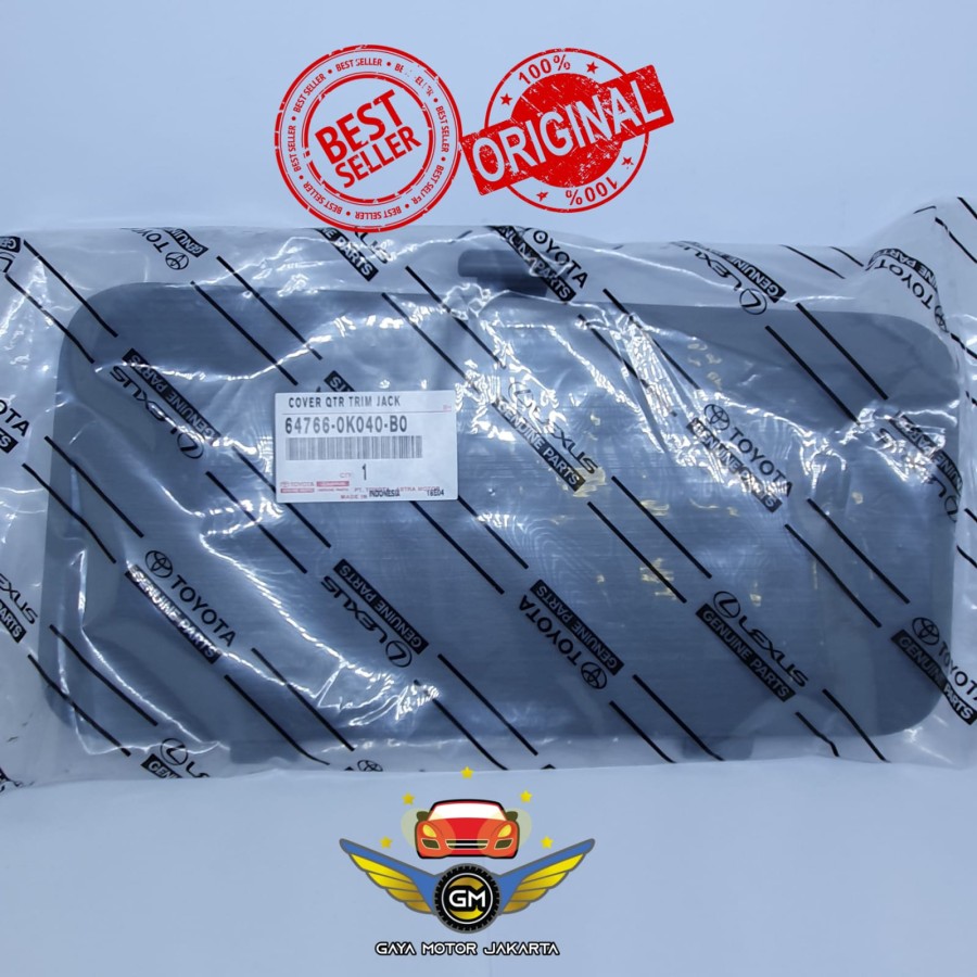 Cover Tutup Dongkrak Innova 64766-0K040-B0 Grey Abu Gelap Harga 75,000 rupiah*Gratis Ongkir