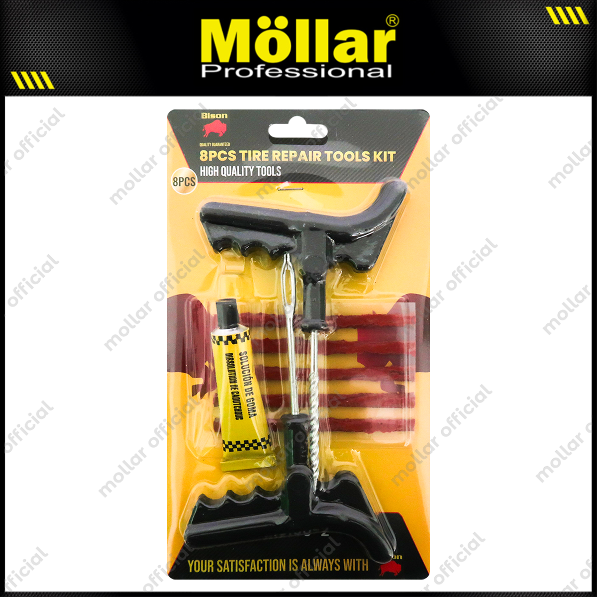 BISON B15100 Alat Tambal Ban Tubles Plastik Tubeless Tire Repair Kit Harga 15,000 rupiah*Gratis Ongkir