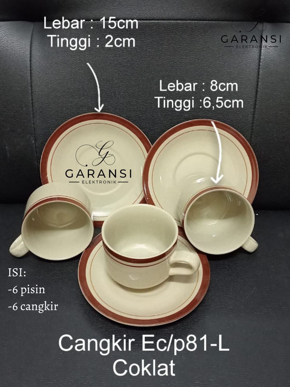 CANGKIR TEH / KOPI SET Ec