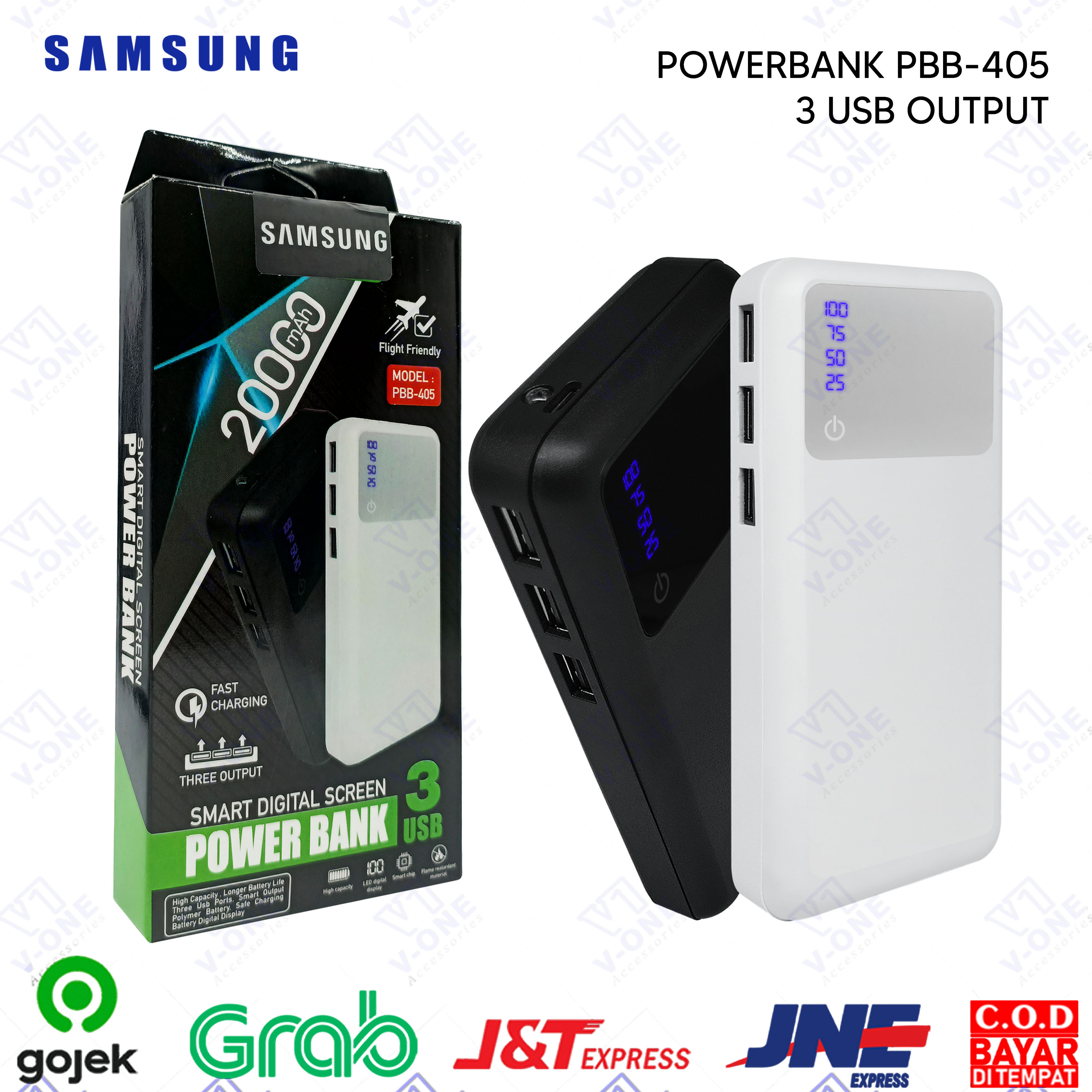 PB Powerbank Power Bank Samsung Kapasitas 20000 Mah PBB 405