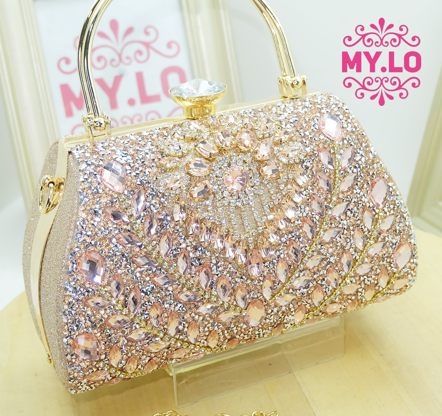 TAS Pesta Wanita Clutch pernikahan Mewah Premium Party BAG Perempuan Dompet Kondangan Nikahan Wisuda Lโฆ