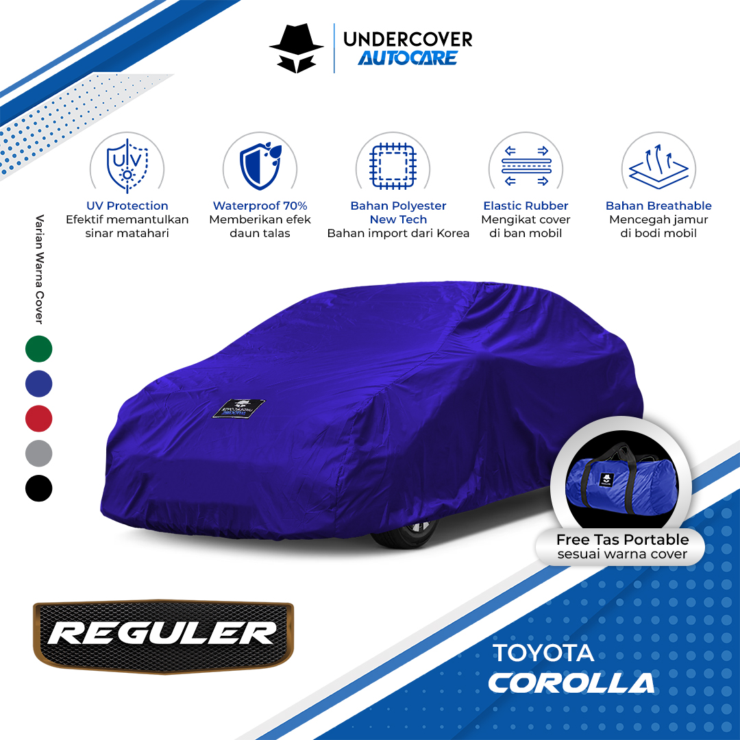 Undercover Autocare - Cover Mobil Toyota Corolla Reguler Harga 302,000 rupiah*Gratis Ongkir