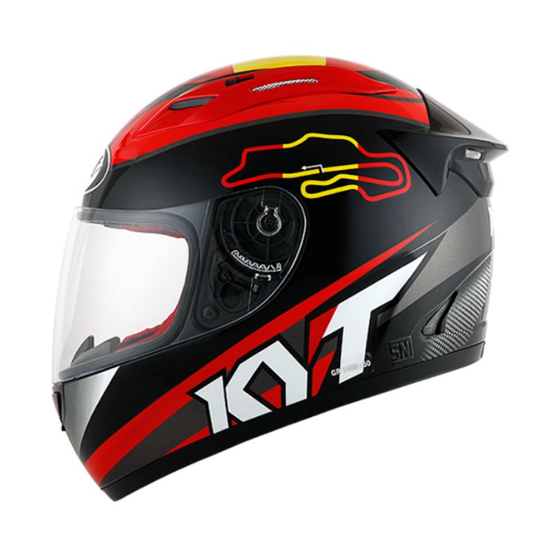 HELM KYT RC SEVEN #15 - SPAIN BLACK Harga 525,000 rupiah*Gratis Ongkir