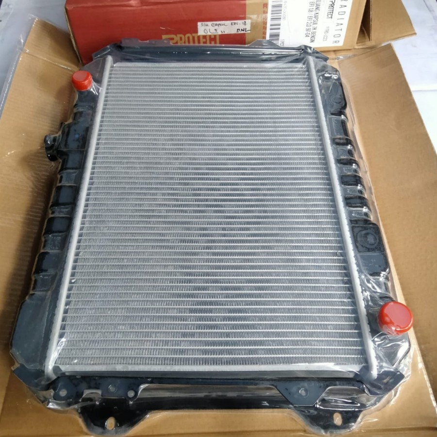 Radiator Assy Kijang capsule 7K gasoline EPI 1.8 1800 CC type manual (M/T) brand protect Autopart P-TRD-LC23 / 16400-06030 Harga 1,500,000 rupiah*Gratis Ongkir