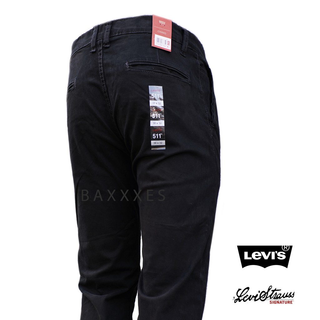 black levi chinos