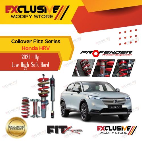 Coilover Choi Series Honda HRV (2021-up) Profender original Thailand Low High soft hard adjustable Harga 15,600,000 rupiah*Gratis Ongkir