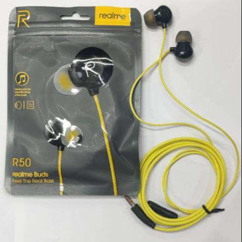 HEADSET HANDSFREE REALME R50 + MIC 