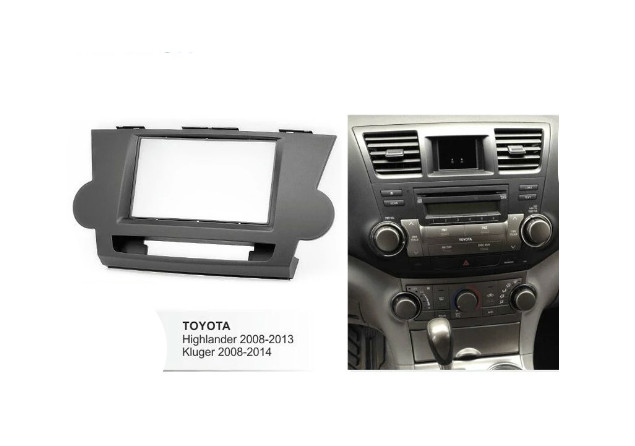 Frame 7 inch Toyota Highlander / Kluger 2010 Panel Head Unit Harga 650,000 rupiah*Gratis Ongkir