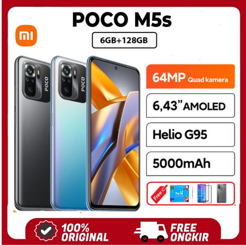 Handphone !!! XIAOMI POCO M5s RAM 6 GB ROM 128 GB - Garansi Harga  1,450,000 Ringgit*Penghantaran Percuma