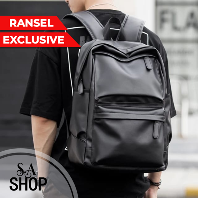 Tas Ransel Pria Kulit Back Pack Multifungsi Ukuran Besar Tas Punggung Pria Cowok Kekinian Keren Terbar…