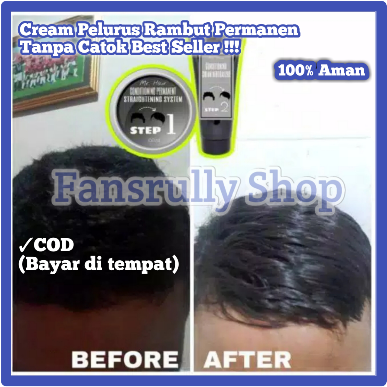 Jual Cream Pelurus Rambut Permanen Pria Terbaru  Lazada.co.id