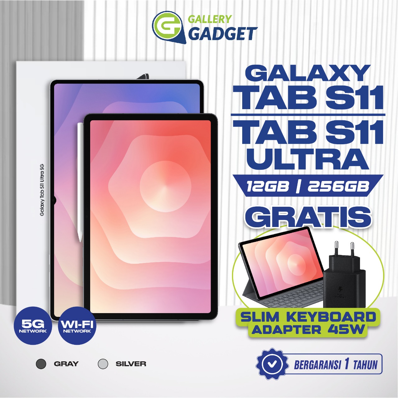 Samsung Galaxy Tab S11 Ultra 5g Wifi 12/256 Gb Android Tablet Official Guarantee Harga  22,999,000 rupiah*Gratis Ongkir