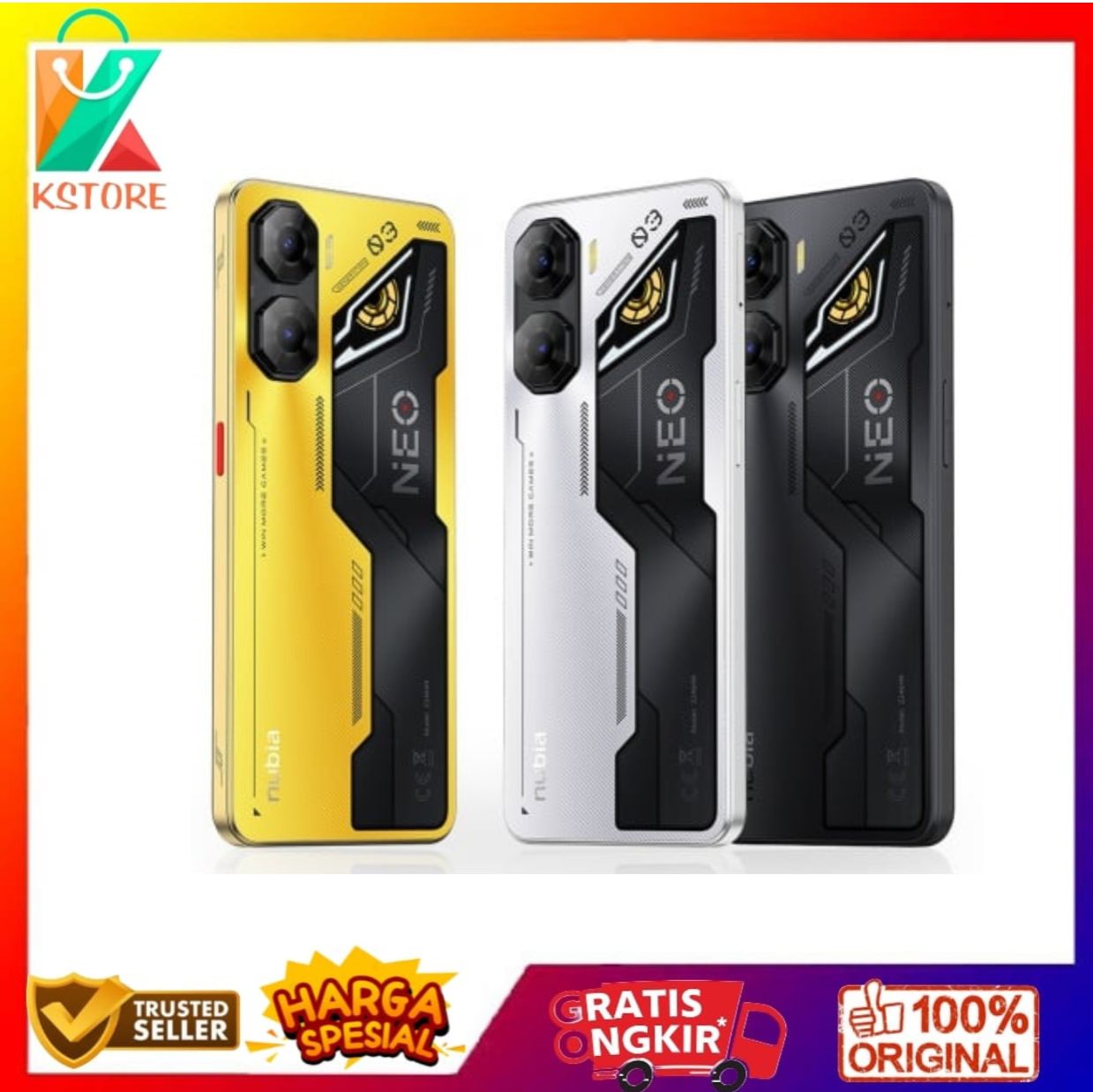 ZTE NUBIA NEO 3 5G 8/256 NEW GARANSI RESMI Harga 2,249,000 rupiah*Gratis Ongkir