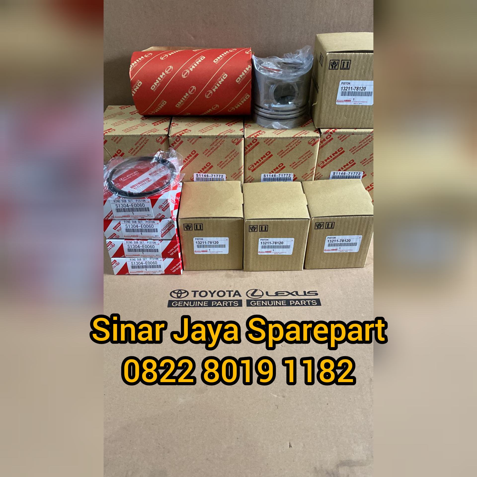 Liner Kit Set Komplit Toyota Dyna Saurus 125HT 125LT 125ST Harga 3,500,000 rupiah*Gratis Ongkir