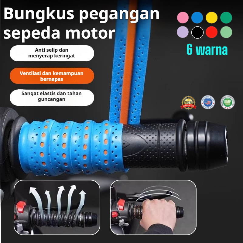 ⭐Cod + 24-hour fast dispatch⭐Waterproof silicone handlebar cover for electric bike/colorful silicone motorcycle gloves/antiskid handle grips for electric scooter motorcycle/special cover comfortable clutch brake waterproof Harga 46,392 rupiah*Gratis Ongkir