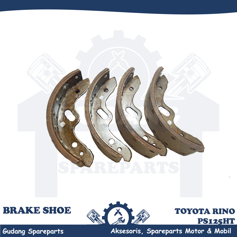 Brake shoe set-Toyota rinosaur front tromol brake pad PS-125HT/130ht [Assy] K-241 RJ Harga 675,000 rupiah*Gratis Ongkir