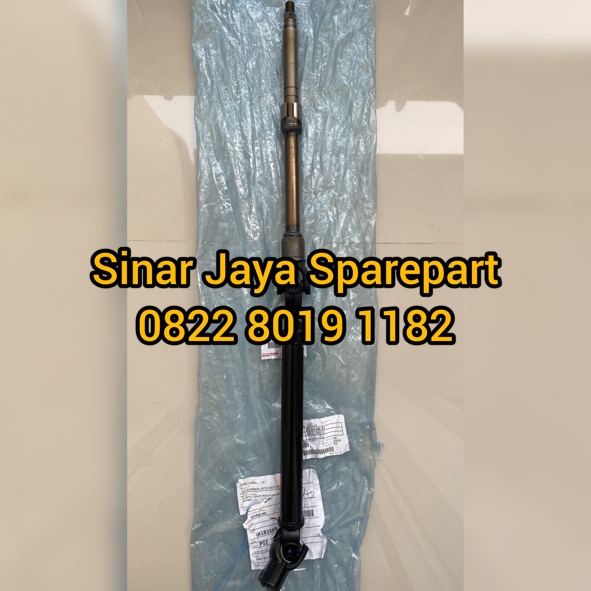 Joint Stir Atau Steering Main Shaft Assy Toyota Dyna 110 130 24 Volt Hino Dutro 110 130 24 Volt Original 45210-0W012 Harga 2,750,000 rupiah*Gratis Ongkir