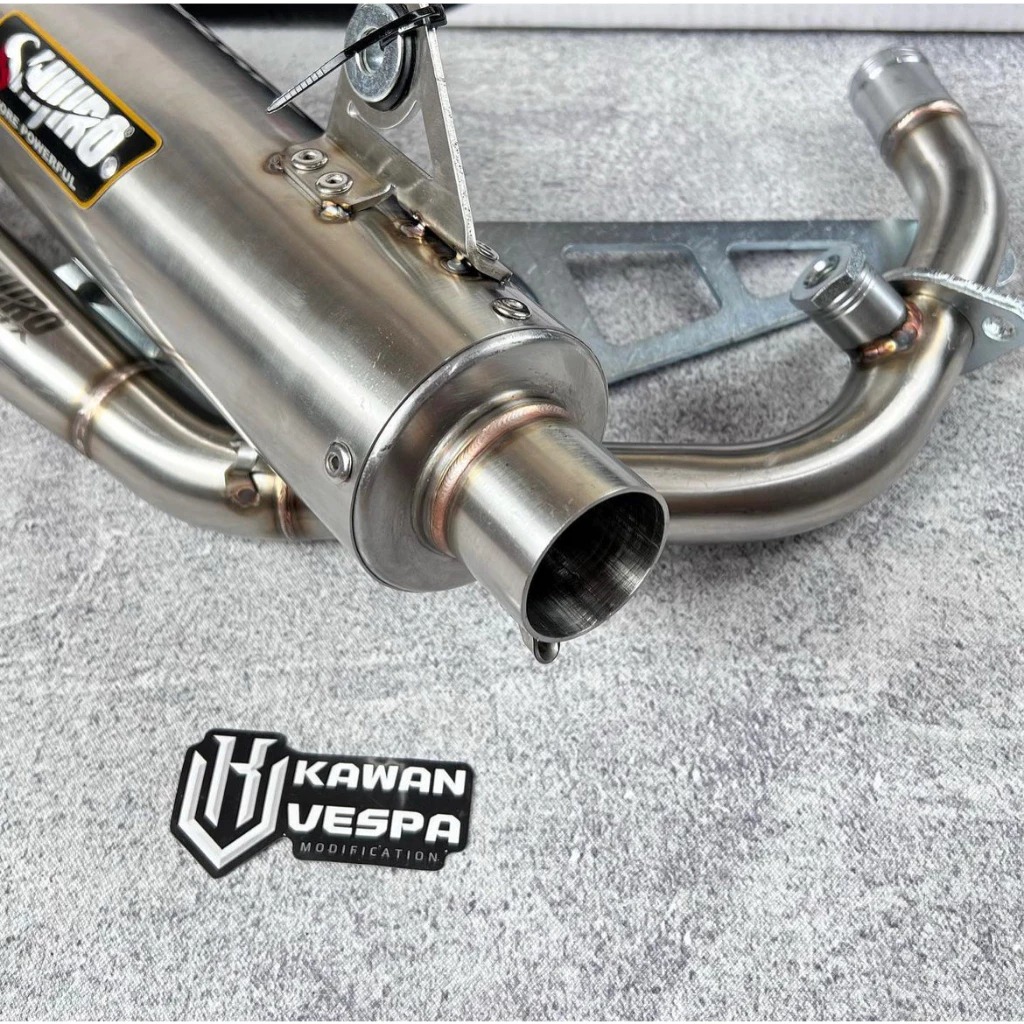 Shijiro Exhaust M3 Long Inlet 38 45 50 Vespa Sprint Prima Lx S 3V Iget Inlet 45 Harga 1,246,500 rupiah*Gratis Ongkir