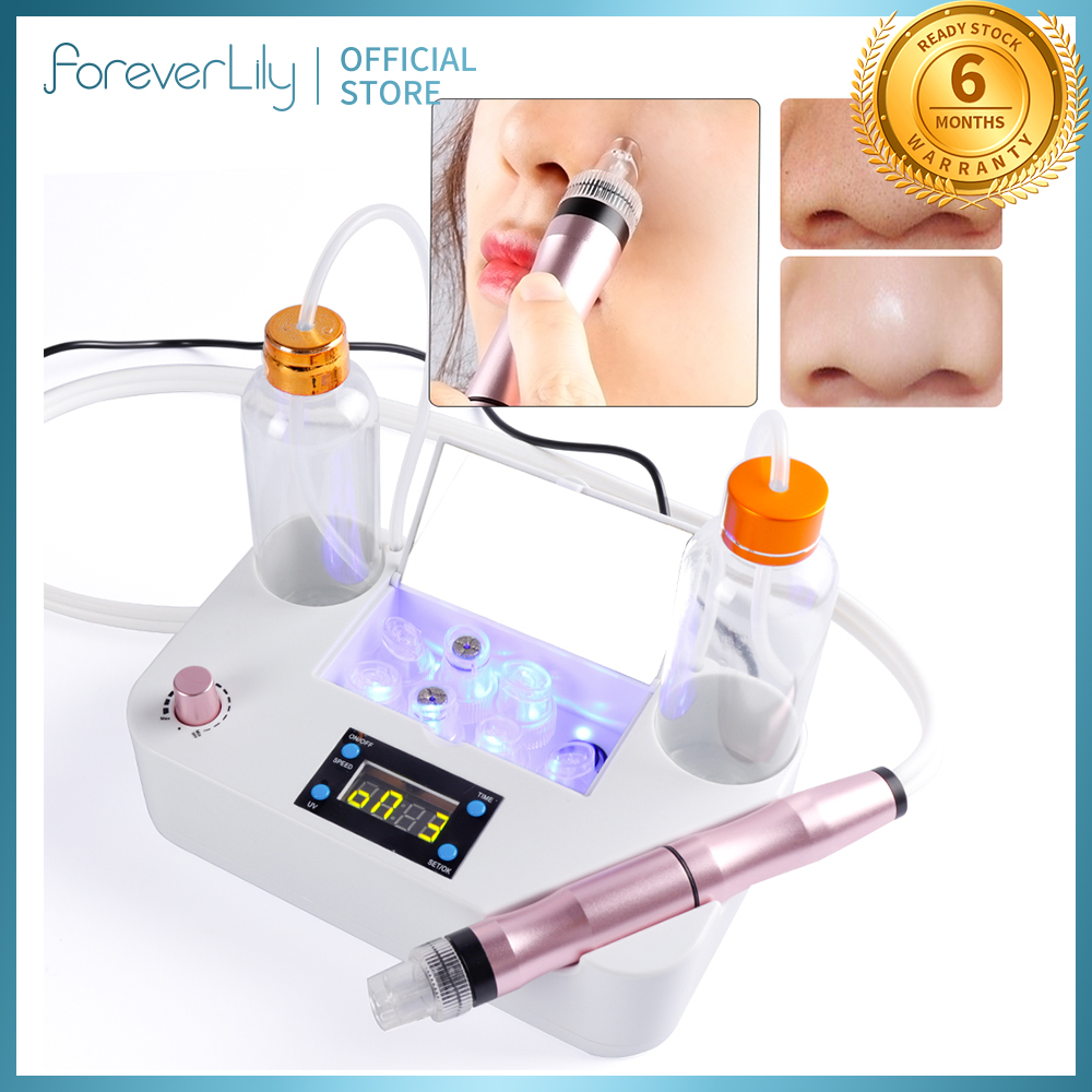 foreverlily Máy phun oxy cầm tay Máy phun nước Hydro Jet Làm đẹp mụn đầu đen Làm sạch da trẻ hóa Công cụ chăm sóc da mặt bằng Oxy