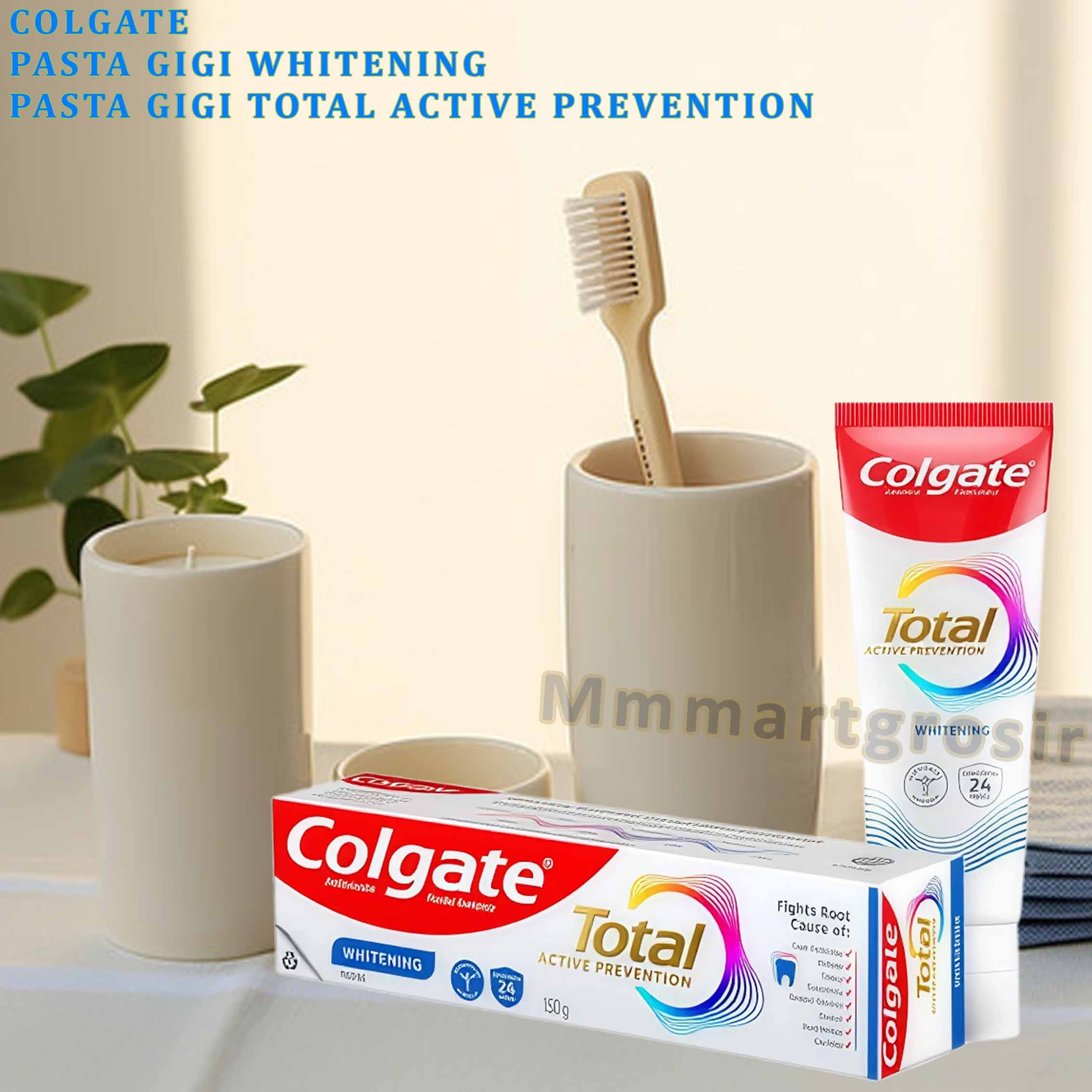 Colgate Total / Pasta Gigi Whitening / Pasta Gigi Total Active Prevention / 150gr