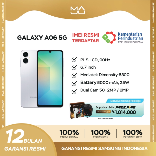 Samsung Galaxy A06 5G 6/128GB Gaming - Garansi Resmi Harga  2,358,000 Ringgit*Penghantaran Percuma