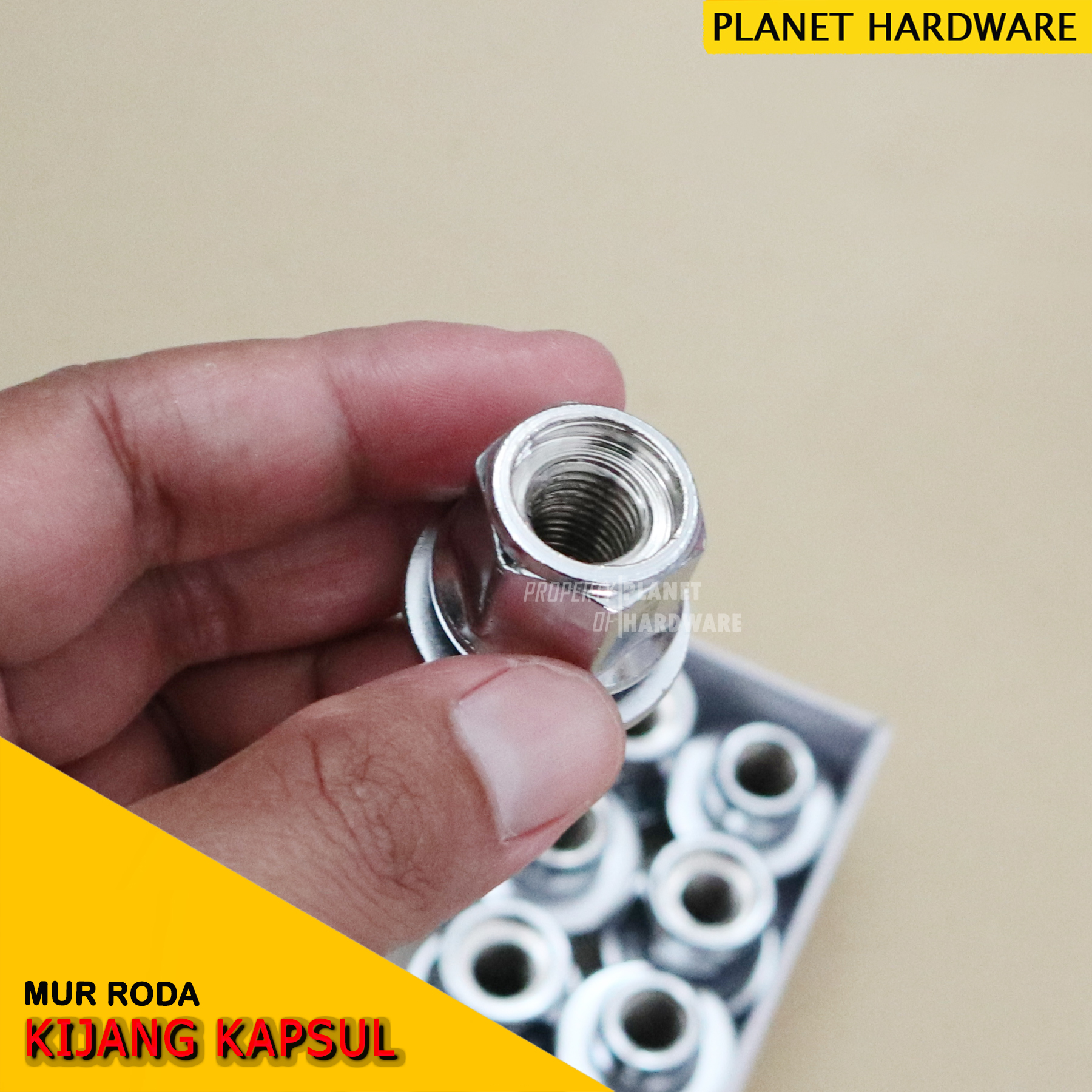 Toyota Kijang wheel lock LGX capsule wheel lock nut 21mm-unit price Harga 8,999 rupiah*Gratis Ongkir