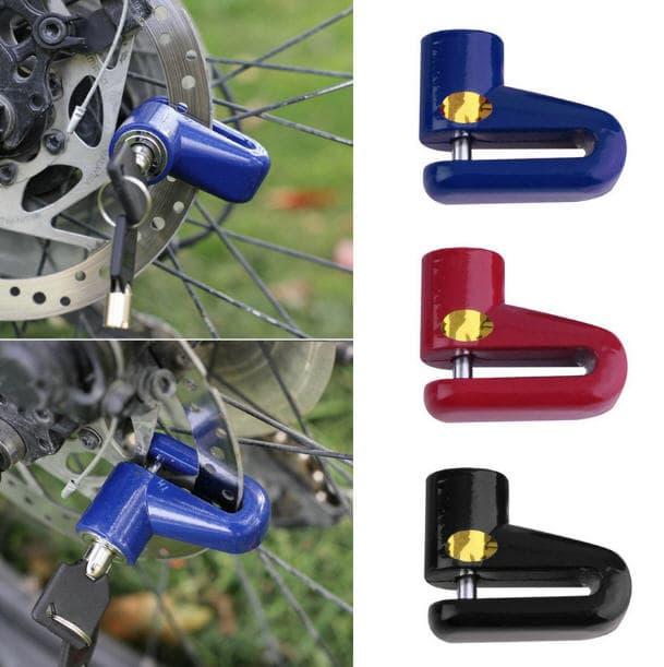 GEMBOK CAKRAM MOTOR / KUNCI DISK BRAKE LOCK PENDEK - (BANYAK WARNA)~BAGUS BANGET.. Harga 24,000 rupiah*Gratis Ongkir